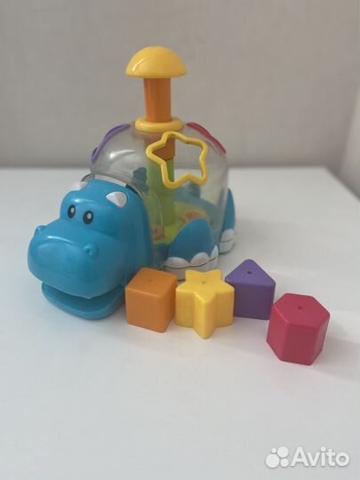 Игрушка бегемот сортер