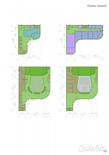 Оформление чертежей планов, фасадов, рендеринг