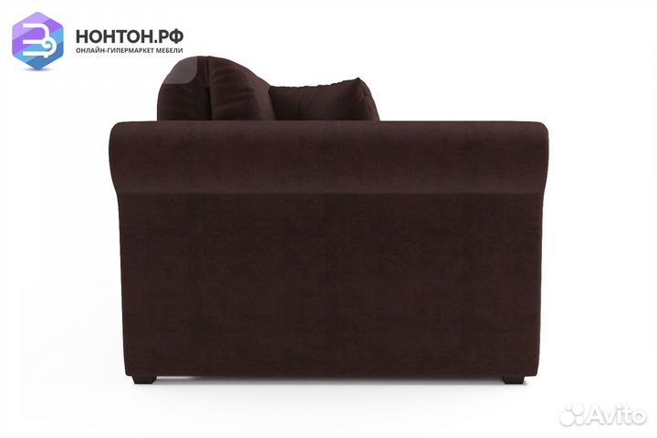 Диван аккордеон Гранд коричневый