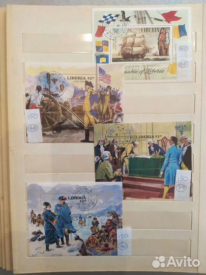 Почтовые марки. Корабли. Страны мира. Часть 1