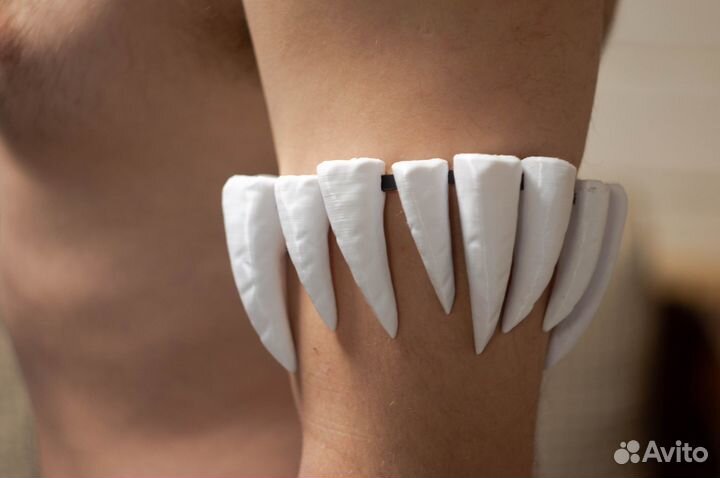 Ожерелье из клыков, бусы из зубов для костюма