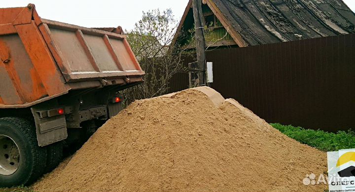 Песок карьерный