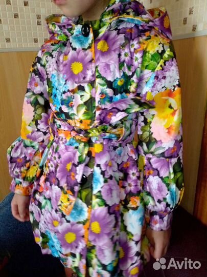 Плащ для девочки 104-110