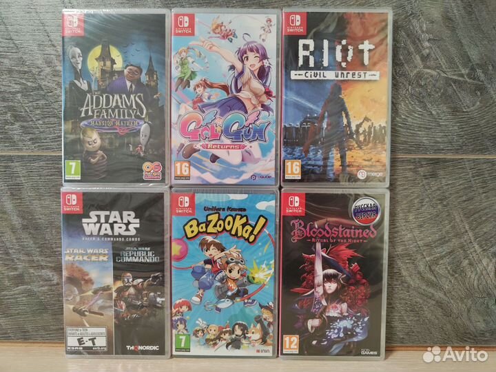 Игры Nintendo Switch new