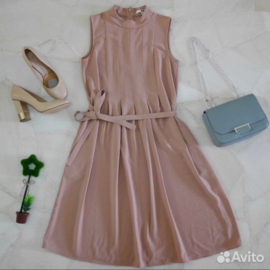 Платье Uniqlo Tie-Waist Mini Dress
