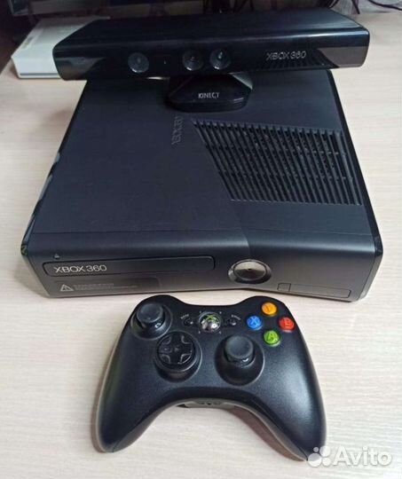 Xbox 360 slim прошитый freeboot 120игр 320gb