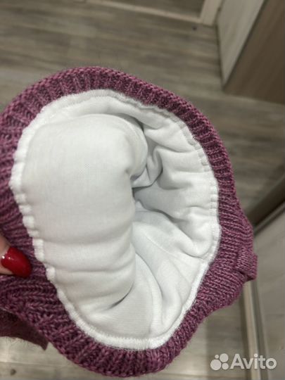 Шапка зимняя на девочку 2 3 года