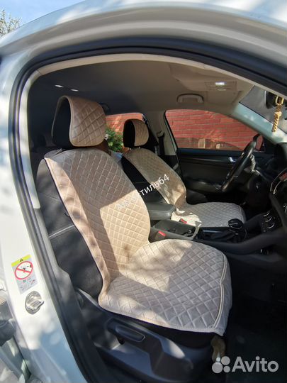 Накидки на сиденья из велюра