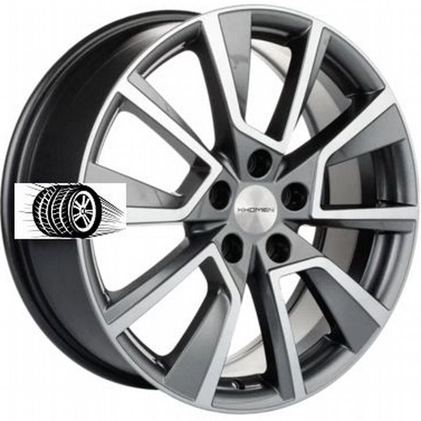 Литые диски Khomen Wheels 7×R18 5×108