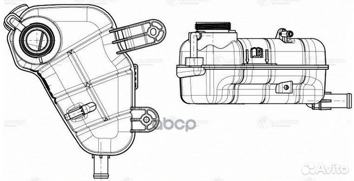 Бачок расширит. охл. жидкости для а/м Chevrolet