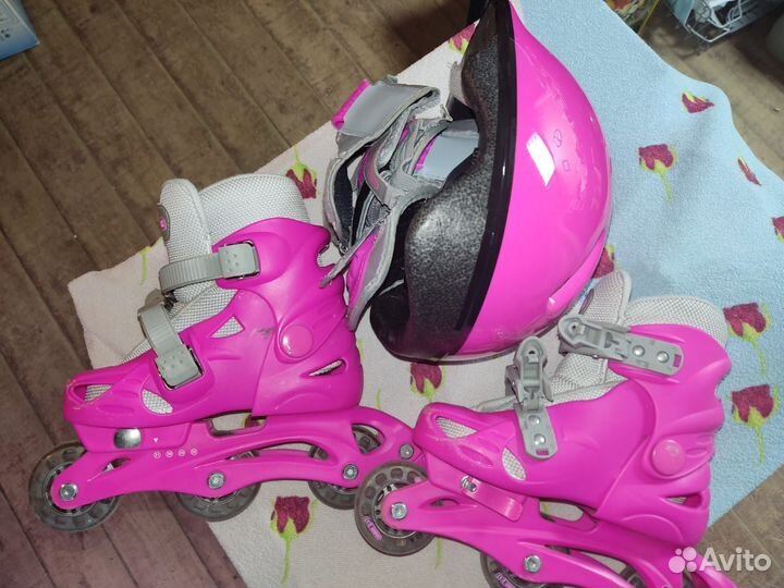 Детские ролики с защитой