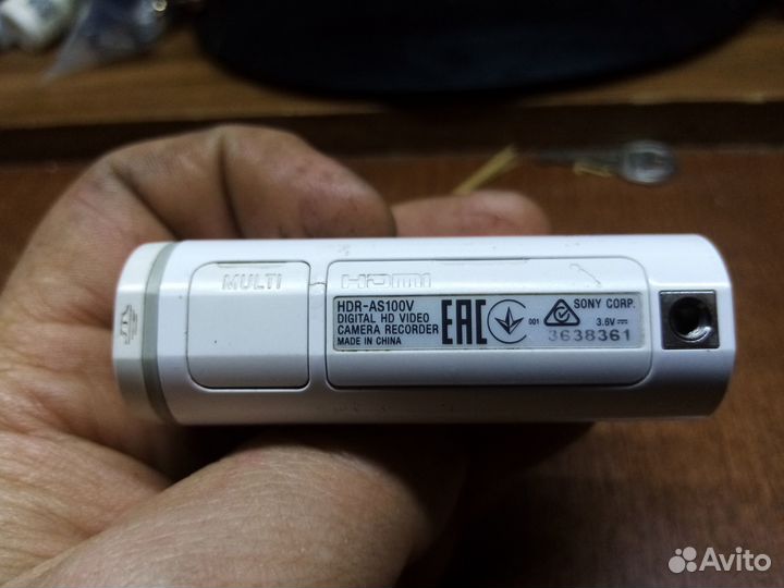 Экшен-камера sony hdr as100v