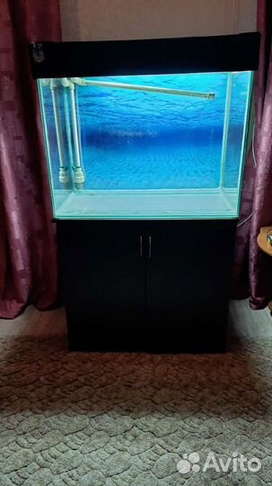 Аквариум с тумбой бу 200 литров