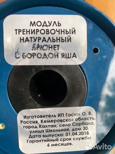 Модуль тренировочный натуральный брюнет с бородой