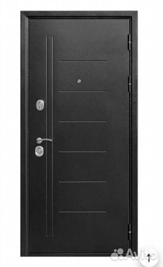 Дверь входная Новая металл2050*860*100 Гарда левая