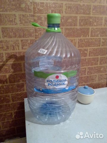 Бутыль 19 литров пластик