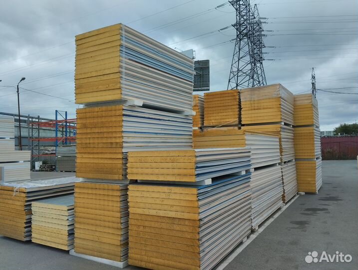 Сэндвич панели ппу PIR бу Неликвид 2ой сорт
