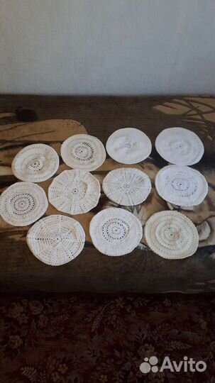 Береты белые летние