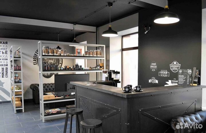 Стойка в барбершоп