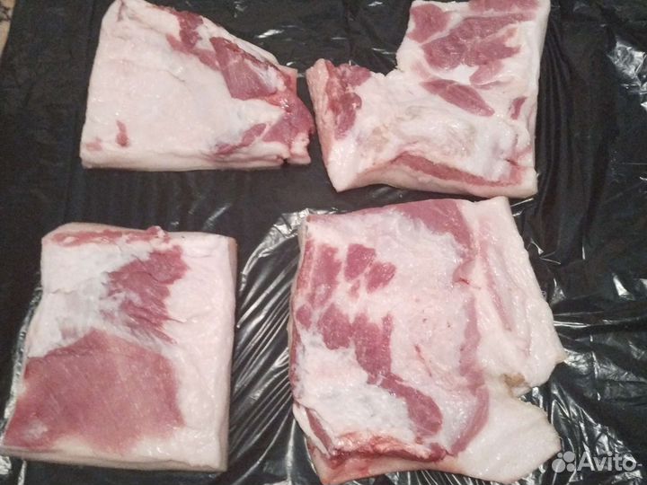 Мясо, сало домашнее