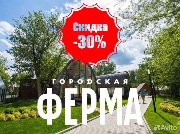 Скидка 30 процентов на входной билет