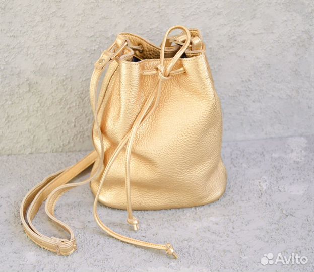 Сумка торба из итальянской кожи ручной работы