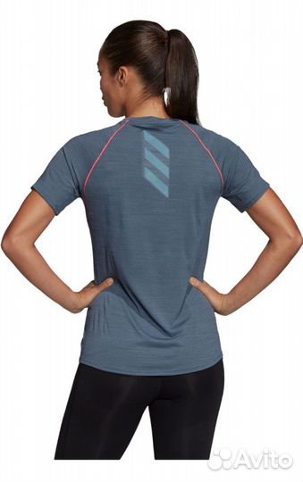 Футболка Adidas runner t-shirt damen. Оригинал