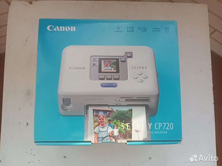 Принтер canon selphy cp720