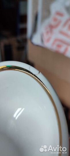 Заварочный чайник с пиалами, керам. конфетница