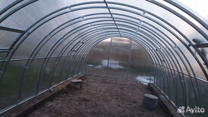Теплицы Капелька Арка двойная дуга Прямостенные