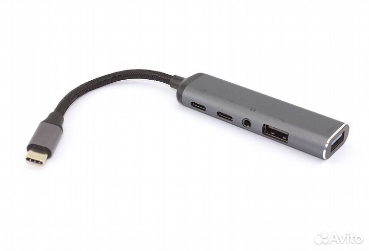 Кабель Type-C на USB 3.1+USB 2.0+Type C+PD