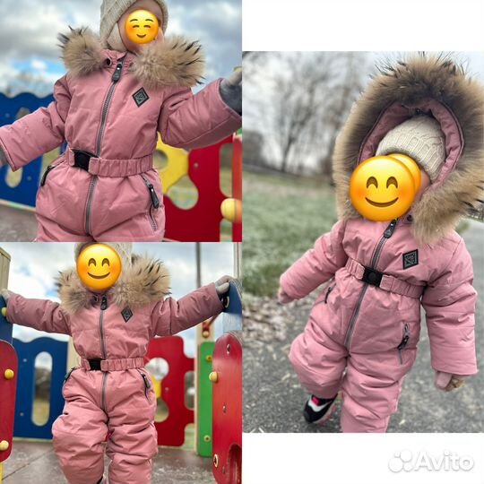 Зимний комбинезон для девочки
