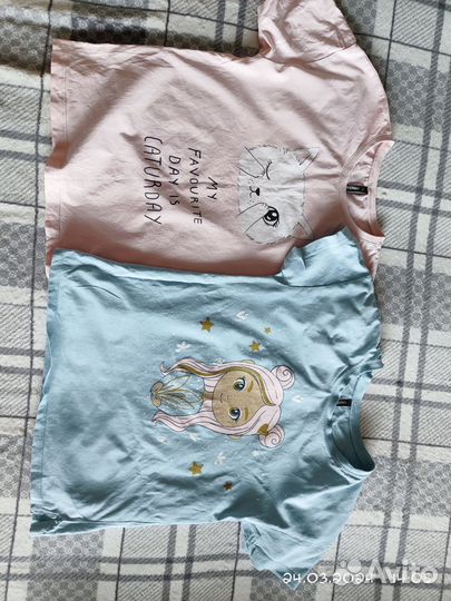 Футболка, штаны для девочки