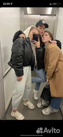 Куртка кожаная женская 44 натуральная