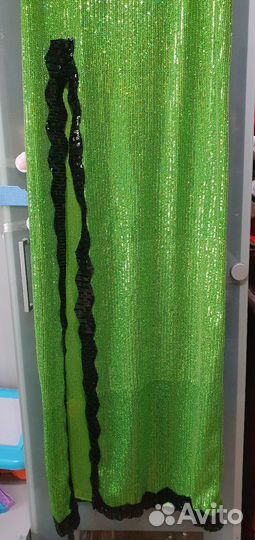 Сценический костюм/Платье для танцев с разрезом