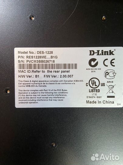 Коммутаторы D-link,Huawei