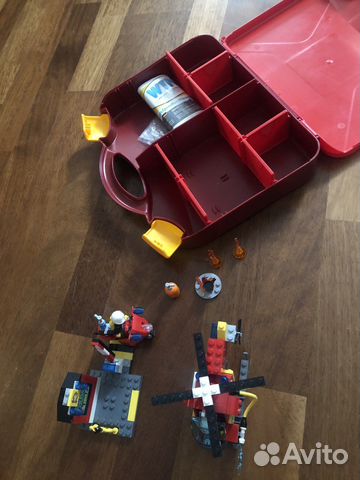 Lego juniors «Пожар» в чемоданчике