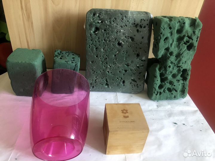 Горшок ливингрин, флористич. глина