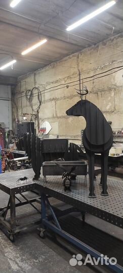 Мангал Олень (в виде животных)