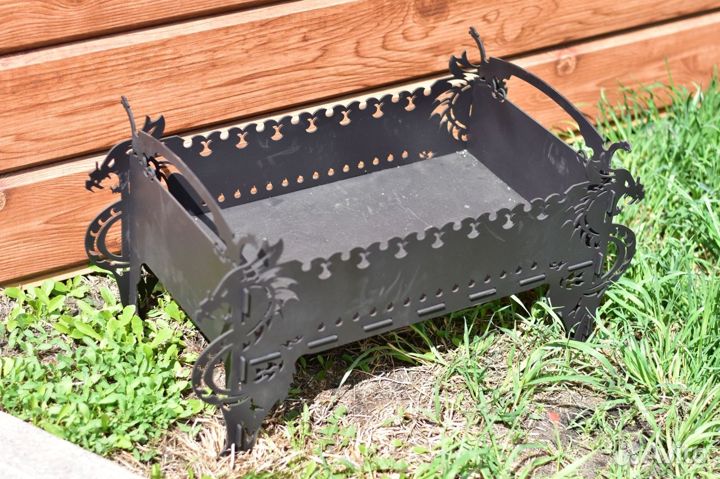 Мангалы. Мангал с крышей. Мангал разборный