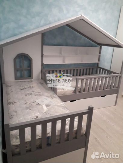 Стильная и практичная Кровать домик