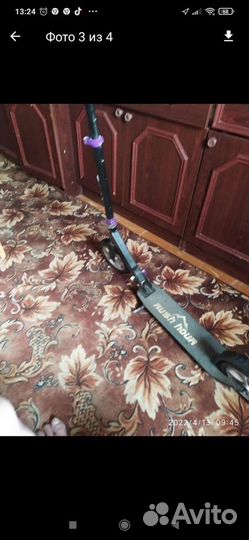 Самокат с надувными колесами