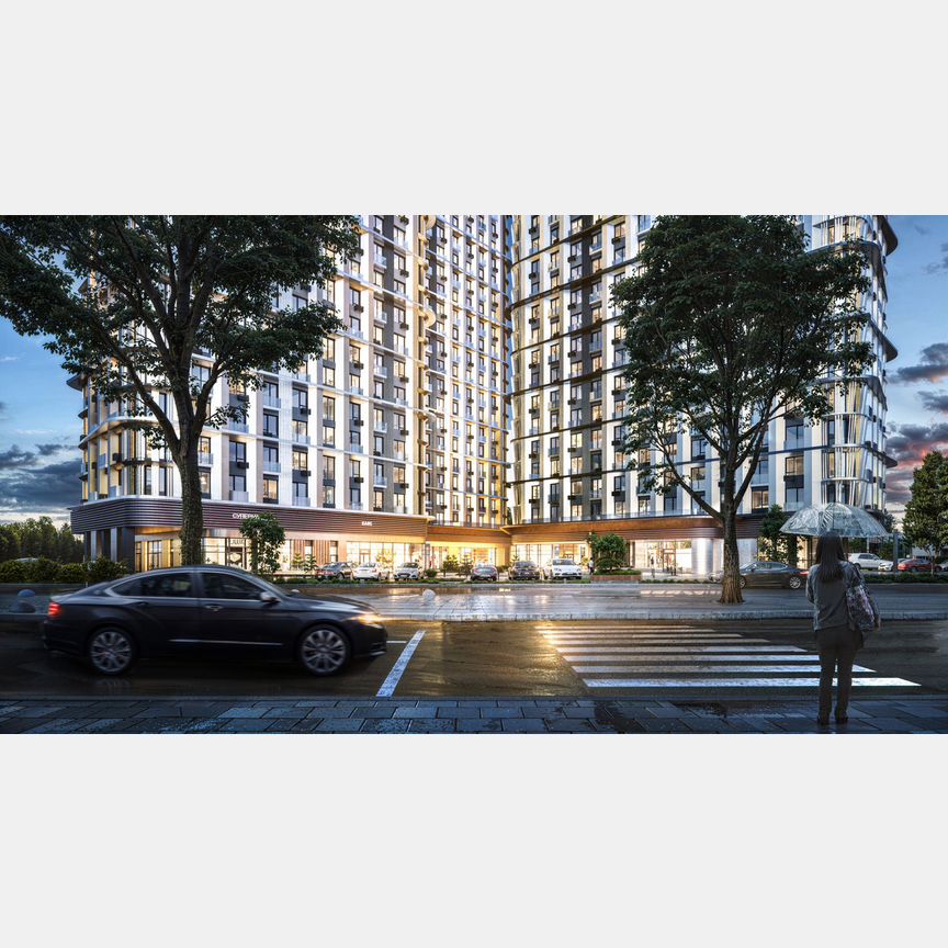 2-к. квартира, 50,3 м², 2/21 эт.