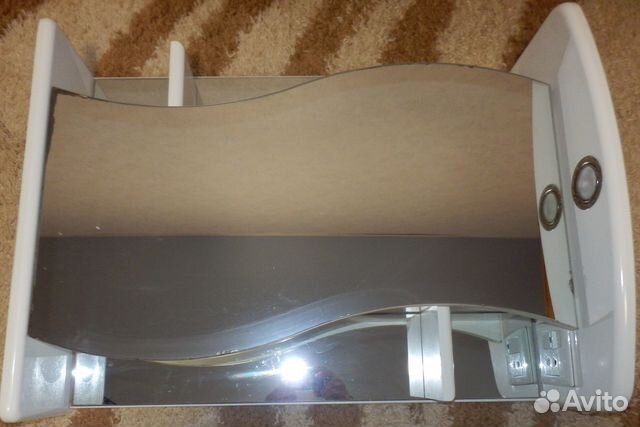 Зеркальный шкаф в ванную с подсветкой