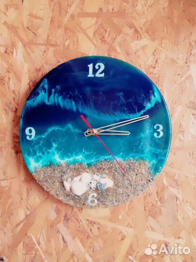 Эпоксидная смола часы