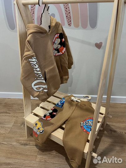 Спортивный костюм zara Mickey Mouse с начесом