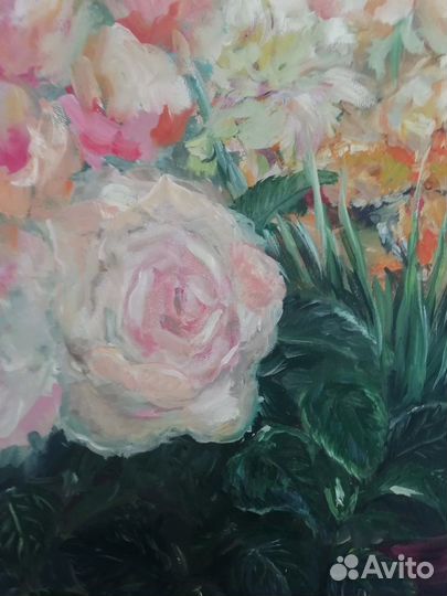 Интерьерная Картина маслом пейзаж большая