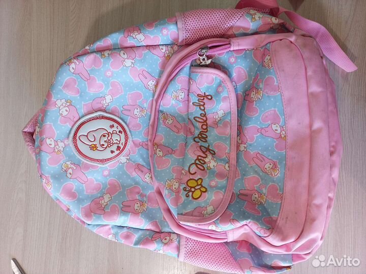 Рюкзаки, сумочка, пеналы и касса букв