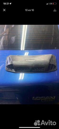 Воздухозаборник на капот нива