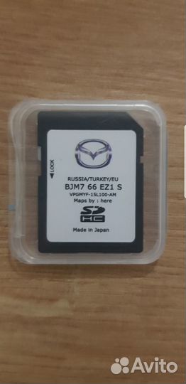 Карта навигации Mazda connect SD 2021